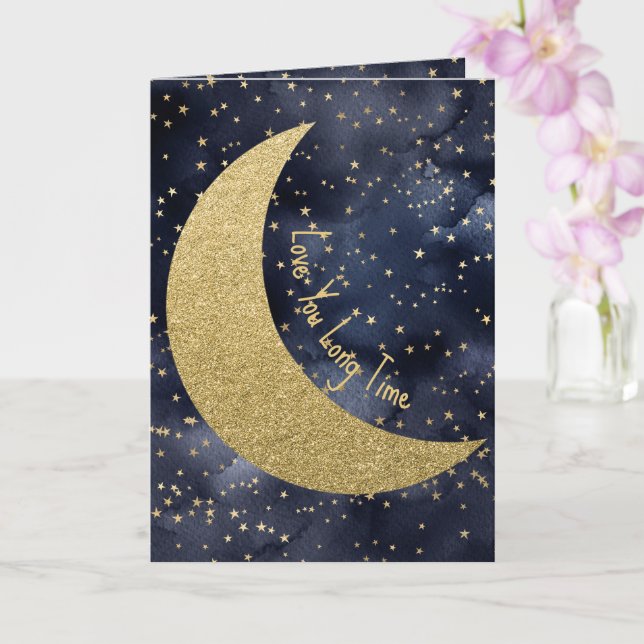 Folded Greeting Card (Orchid)