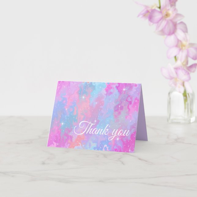 Folded Greeting Card (Orchid)