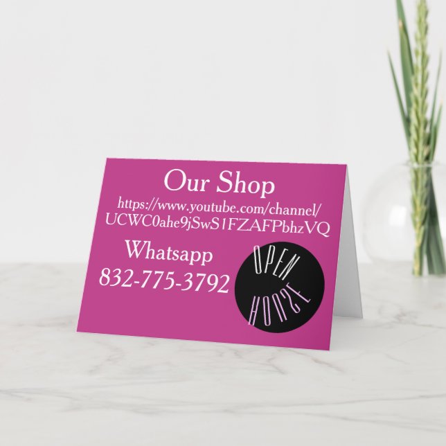 Folded Greeting Card (Front)