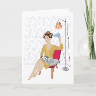 Folded Greeting Card 'Bluebells'
