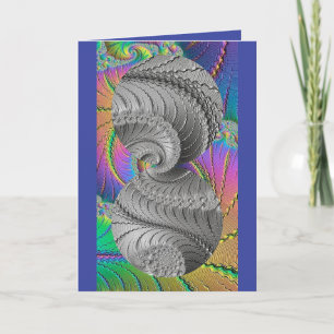 Folded Greeting Card- Double Moon Collection Card