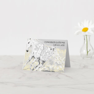 Folded Greeting Card : Graduation