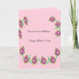 Folded Greeting Card Grandmothers /Mother's Day