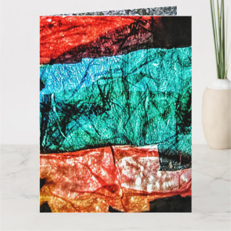 Folded Greeting Card Recycled plastic photo print