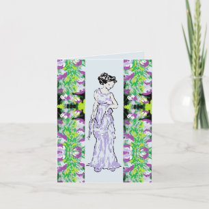 Folded Greeting Card : Touch Of Class