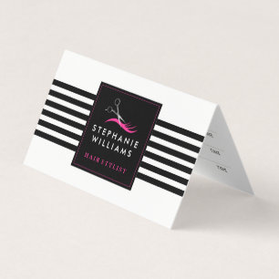 Folded Hair Salon Appointment Cards