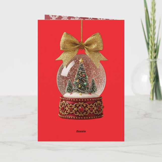 Folded Holiday Card (Back)