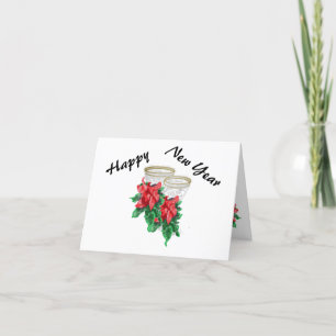 Folded Holiday Card : Happy New Year