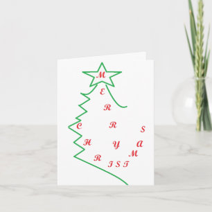 Folded Holiday Card : Its a Christmas Feeling