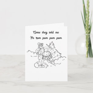 Folded Holiday Card :Love For Christmas