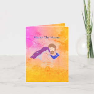 Folded Holiday Card  : Merry Christmas