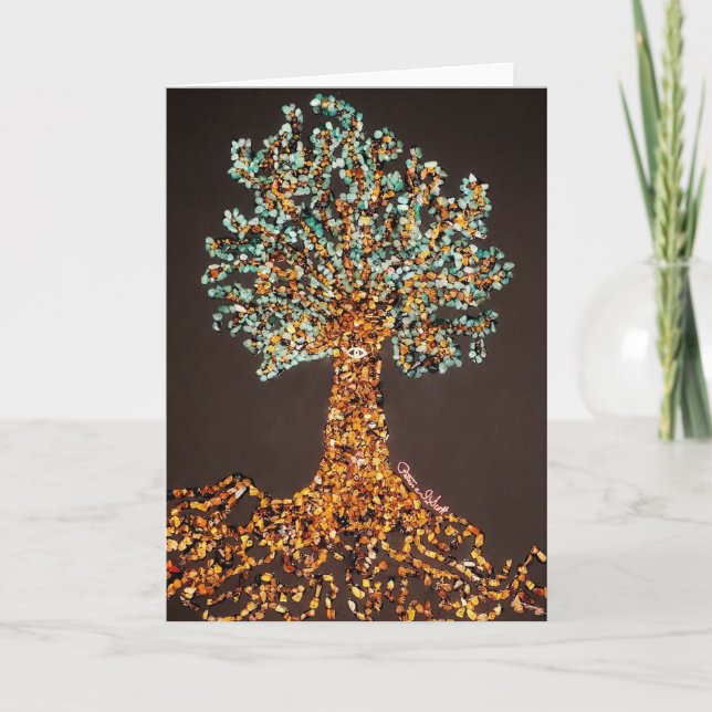 Folded Holiday Card - Nubian Series I* (Front)