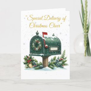 Folded Holiday Card-Victorian Splendour Card