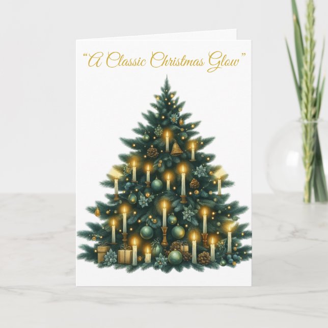 Folded Holiday Card-Victorian Xmas Splendour (Front)