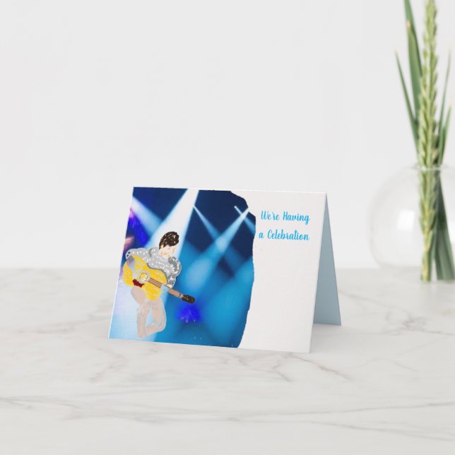 Folded Invitation : Celebration (Front)