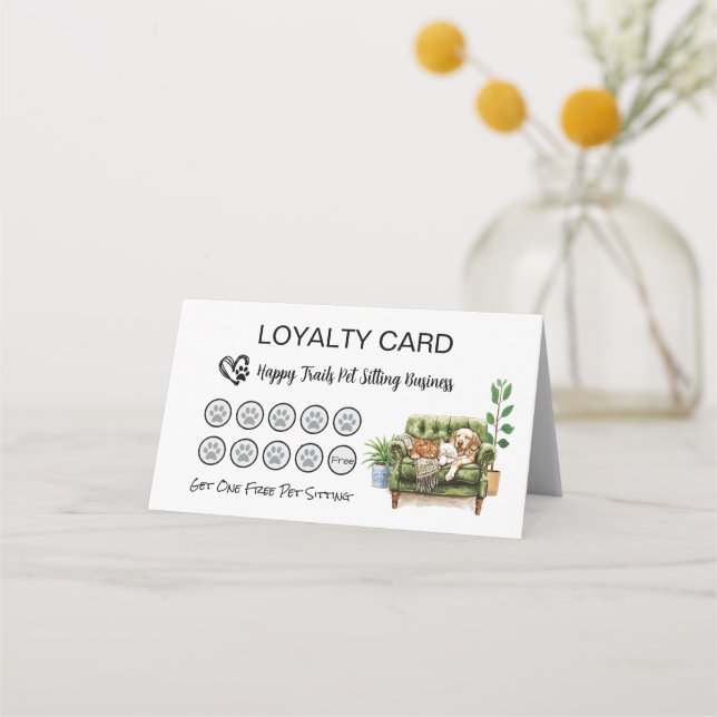Folded Loyalty Card (Front)
