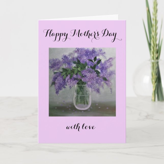 Folded  Mother's Day Card Card (Front)