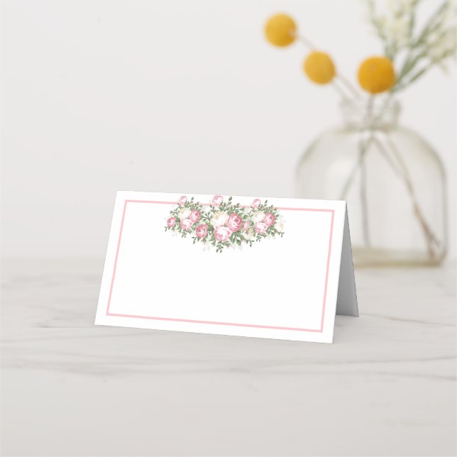 Folded Name Place Card (Front)