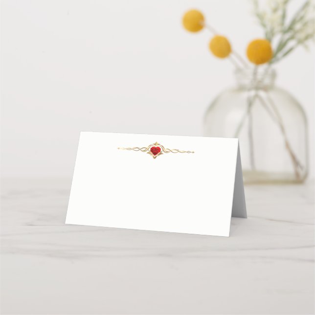 Folded Name Place Card (Front)