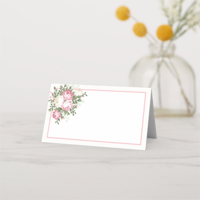 Folded Name Place Card (Front)