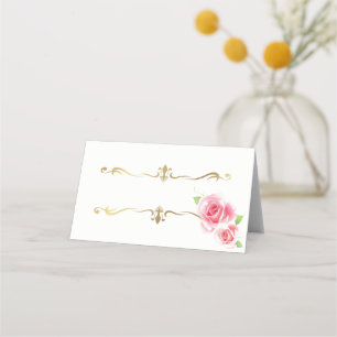 Folded Name Place Card