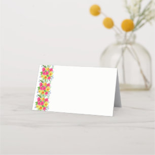 Folded Name Place Card