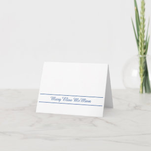 Folded Personalised Stationary Note Card