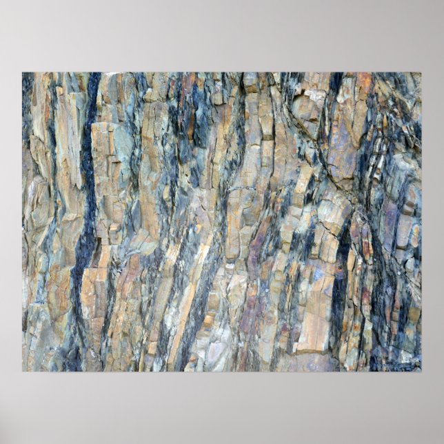 Folded Rock at Olympic National Park Poster (Front)