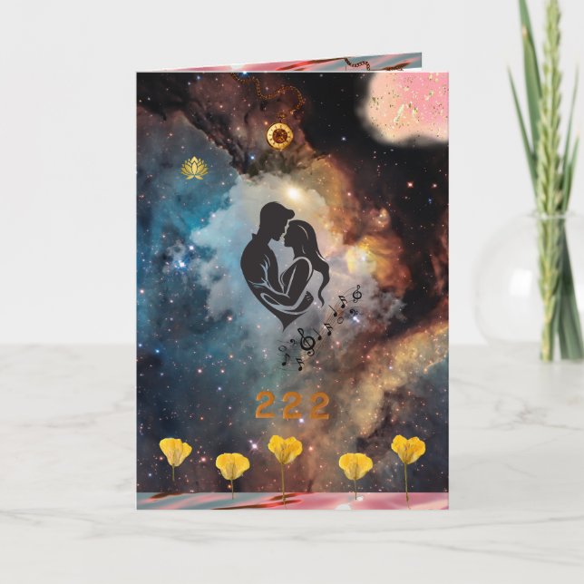 Folded Soul Love Connection Poetry Card 1 (Front)