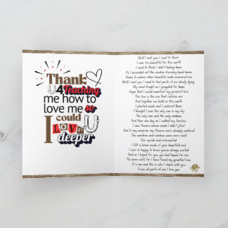 Folded Soul Love Connection Poetry Card 1