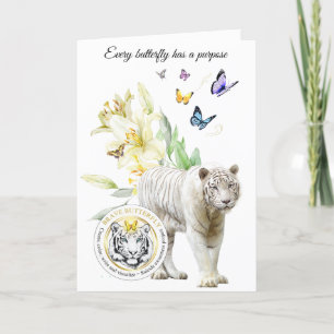 Folded Sympathy Card With Message Inside