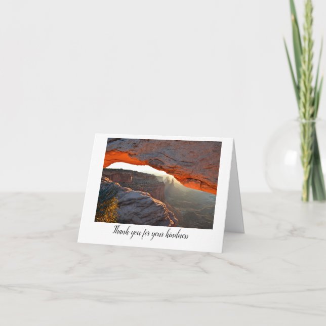 Folded Thank You Card (Front)