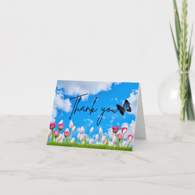 Folded Thank You Card (Front)