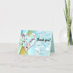 Folded Thank You Card