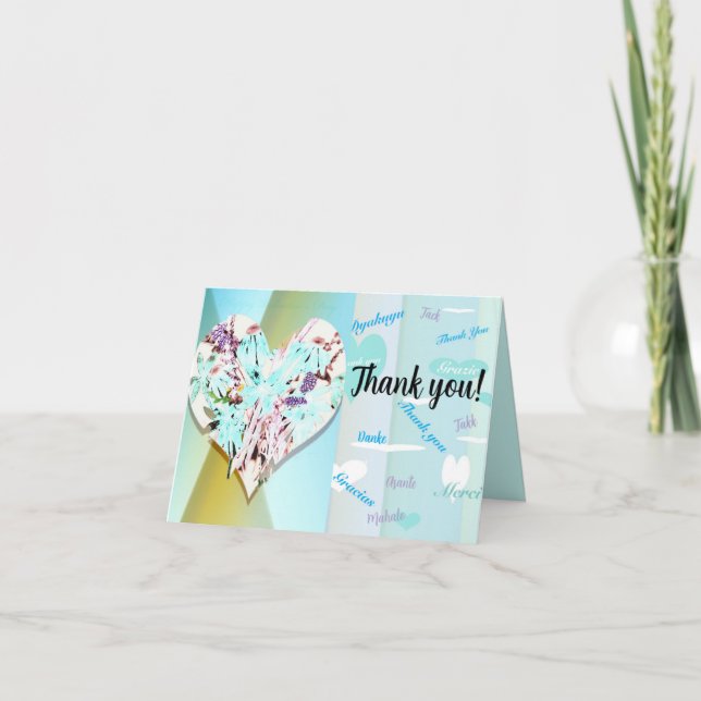 Folded Thank You Card (Front)