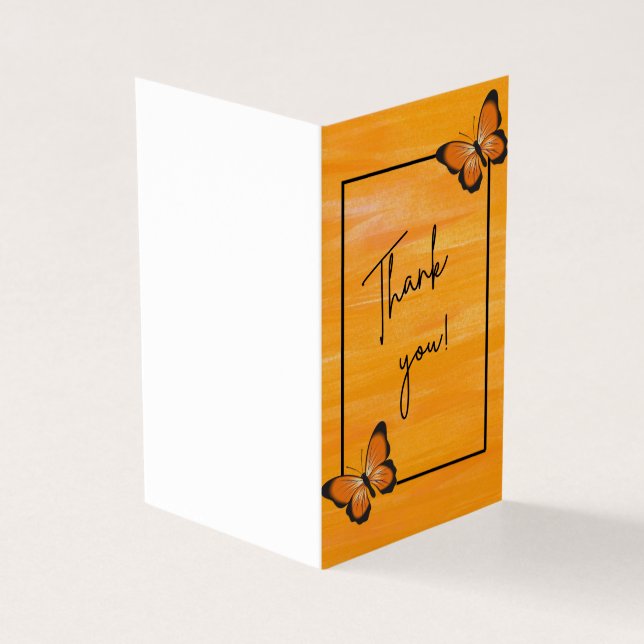 Folded Thank you Card (Outside)