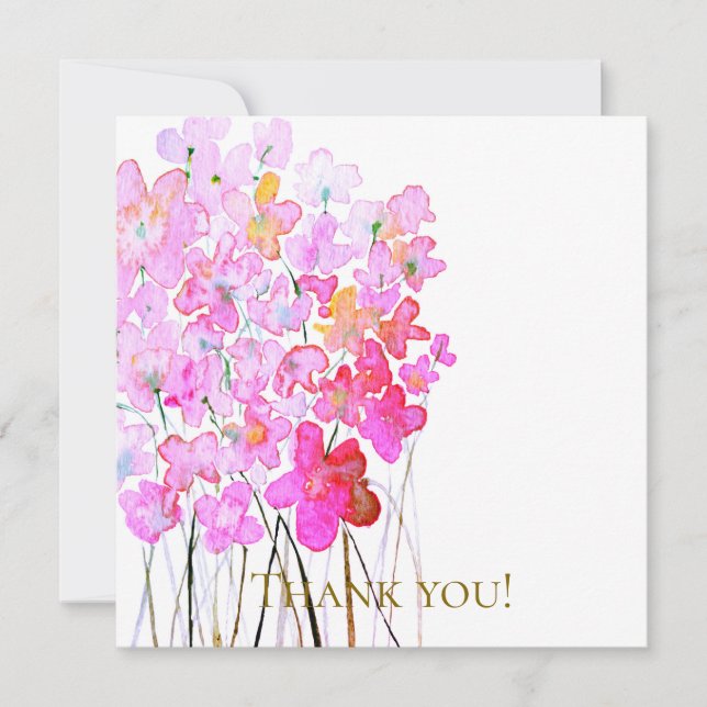 Folded Thank You Card (Front)