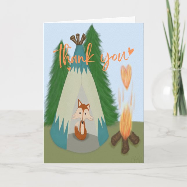 Folded Thank You Card (Front)