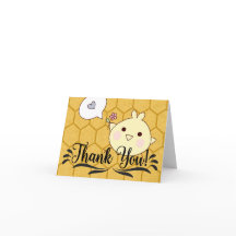 Folded Thank You Card
