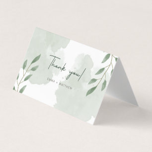 Folded Thank You Card