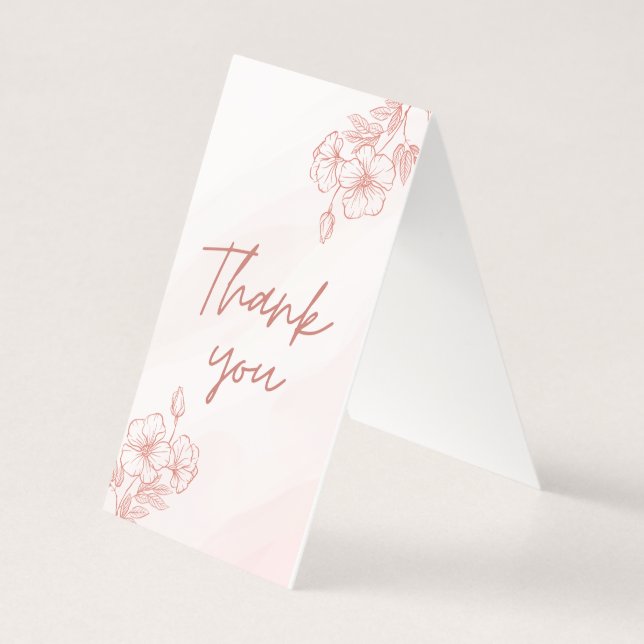 Folded Thank You Card (Back)