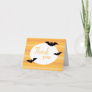 Folded Thank You Card for Baby Shower.