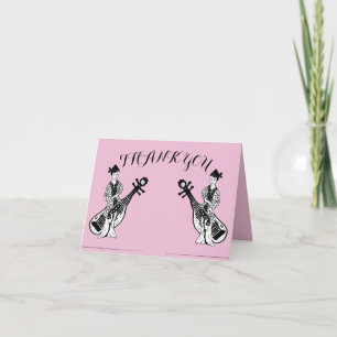 Folded Thank You Card :  Geisha Girls 