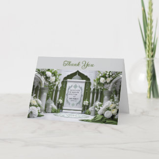 Folded Thank You Card Personalised _Islamic
