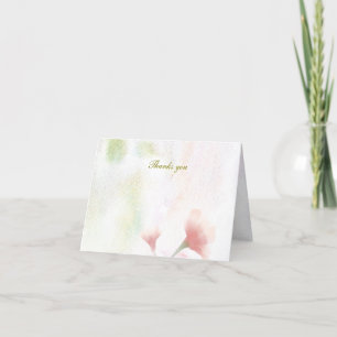 Folded thank you cards