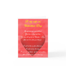 Folded Valentine card.