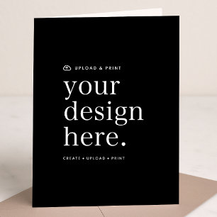 Folded Vertical Card   Design Upload 5x7 Cards