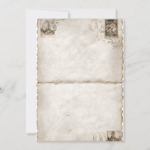 Folded Vintage Postcard Panels
