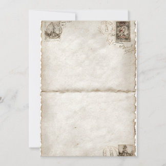 Folded Vintage Postcard Panels