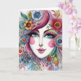 Folded Whimsical Card